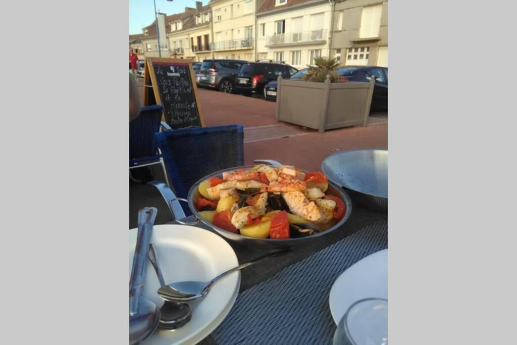 Fl'Heurt De Sable Appartement Au Bord De Mer Le Portel Esterno foto